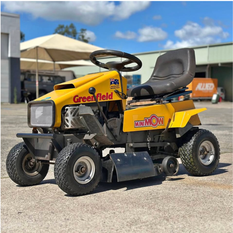 greenfield minimow 25 inch ride on mower refurbished by romow