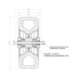 Zero Turn Lawn Mower Wheel | 11x4.00-5" Tyre Size | 110mm Hub Width (SP11X400-500) - Image 3
